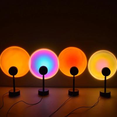 China Modern Promotional Sunset Lamp Street Lights USB Sunset Light Rainbow Lamp for sale