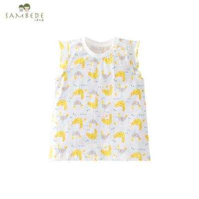 China SAMBEDE hot sale babies anti-pilling summer clothes soft top equipment SME0709 for sale