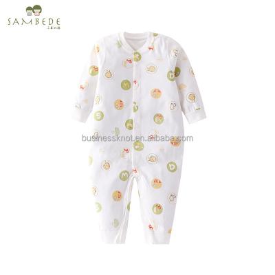 China SAMBEDE long sleeve baby romper set high quilted thermal newborn baby jumpsuit winter unisex baby clothing SME0859 for sale