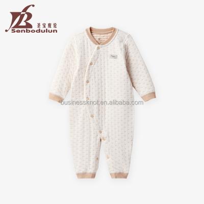 China Long Sleeve Baby Rompers Senbodulun 100% Cotton Baby Clothes Cozy Romper Baby Clothing Wholesale for sale