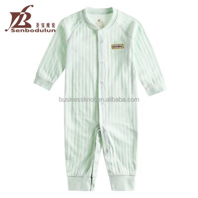 China Long Sleeve Organic Baby Clothes 100% Cotton Organic Baby Romper Shorts Sleeve Baby Infant Clothes for sale