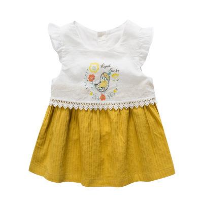 China Senbodulun Breathable 100% Cotton Girls Summer Dresses Baby Dress New Style DL7X88937 for sale