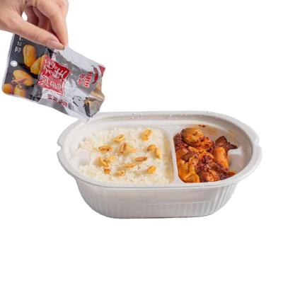 China Spicy Brown Rice Box Self Heating Rice Strict Quality Control Cooked Instant Meals for sale