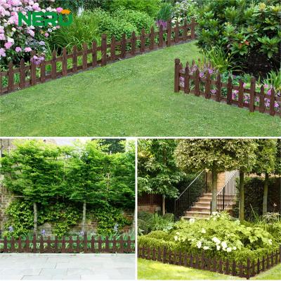 China Hot Sale Anti Corrosion Easily Assembled Flower Decoration Privacy Wood And Anti Small Ultraviolet With Garden Fence for sale