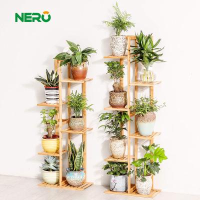 China Modern family hotel entity store can use generous bamboo flower racks plant rack for sale