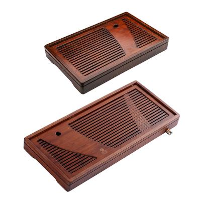 China Sustainable Chinese Traditional Bamboo Kungfu Tea Tray Bamboo Tea Tray Saucer for sale