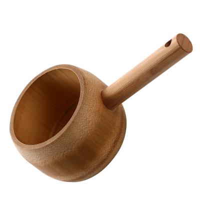 China Disposable Wholesale Home Kitchen Measuring Cup Bamboo Wooden Teaspoon for sale