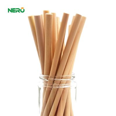 China Cheap Custom Organic Straws ECO Straws Hot Selling Bamboo Fiber Straw for sale