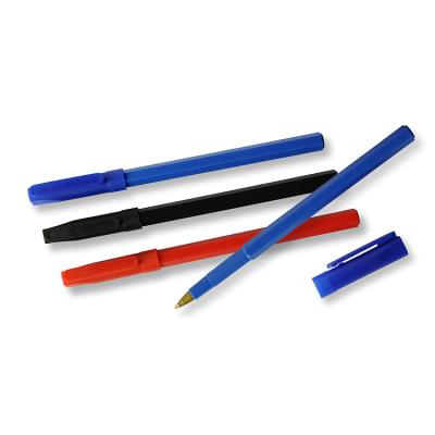 China Office & School Pen Widely Used Superior Quality Classic Lattice Stick Plastic Luxury Ballpoint Pens for sale