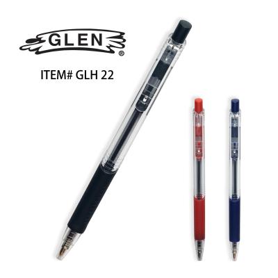 China Office & Wholesale hot sale promotional cheap school pen student choice plastic retractable thin click ballpen bulk for sale