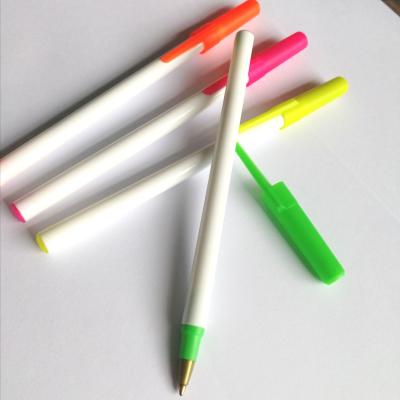 China Office & School Pen High Quality Economical Colorful Cute Personalized Plastic Stick Ballpoint Pens for sale