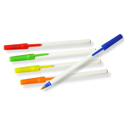 China Office & School Pen High Quality Various Cute Personalized Plastic Stick Ballpoint Pens for sale