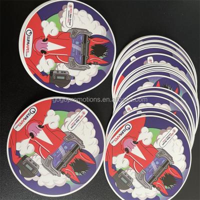 China Eco-friendly Vinyl Stickers Vinyl Label Stickers Custom Adhesive Printing for sale