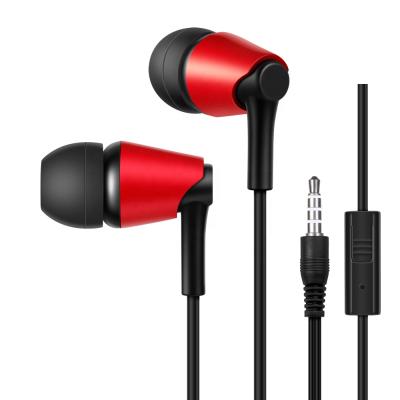 China Cheapest In-Ear Huayi Factory Electronics Handsfree Mobile Earphone Round Cable Earbuds With Microphone for sale