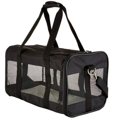 China Sustainable Airline Approved Pet Carriers , Soft Sided Pet Travel Carrier For Average Puppy And Cats for sale