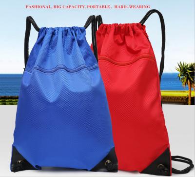 China Custom Logo Big Capacity Drawstring Bag Waterproof Waterproof Colorful Durable Drawstring Shoulder Bag for sale