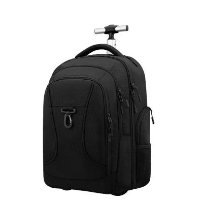 China 2020 Polyester Laptop Wheeled Trolley Bag Backpack For Travel for sale