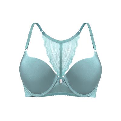 China Seamless Women Lace Up Beauty Back Lift Front Closure Bra for sale