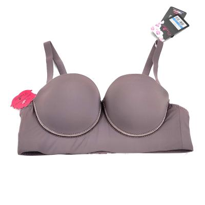 China Breathable Ladies Daily Backless Lift Up Strapless Bra for sale