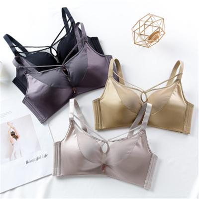 China Ladies One Piece Padded Push Up Underwear Lace Bra Set for sale