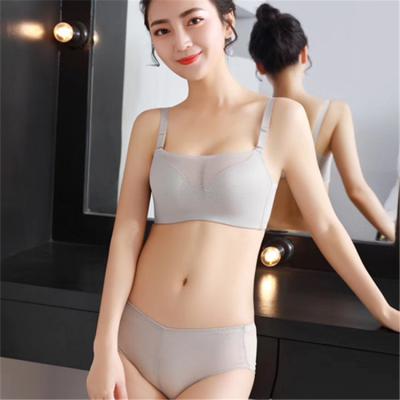 China One Piece Women Lace Up Wireless Comfort Underwear Bra for sale