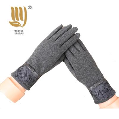 China Plain Knit Woolen Fashion Design Gloves For Smartphone Touch Gloves Wholesale Cheap Touch Screen Gloves for sale