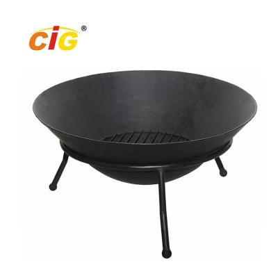 中国 60x30CM Cast Iron Black Stocked Creative Brazier 販売のため