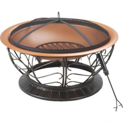 China 30 Inch Fire Pit BBQ Stocked Steel Grill Te koop