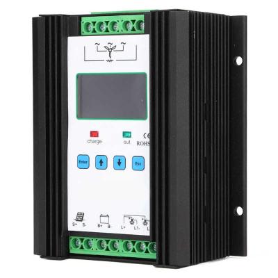 China 1400W MPPT Wind Solar Hybrid Booster Charge Controller 12V 24V PWM Dump Load Compatible with Lithium Lifepo4 Lead-acid Battery OEM for sale