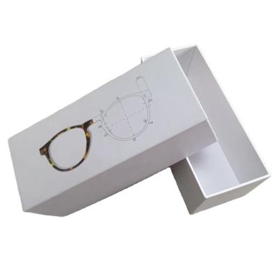 China Handmade custom lid and raw paper packaging for sunglasses for sale