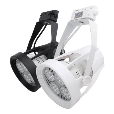 China Modern PAR30 led track light 20w 30w 35w e27 jewelry spotlight track lighting housing for sale