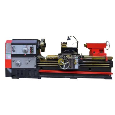 China Machinery Repair Shops CW6163  CW6163B Heavy Duty High Quality Manual Lathe Large Bore Lathe With Digital Display for sale