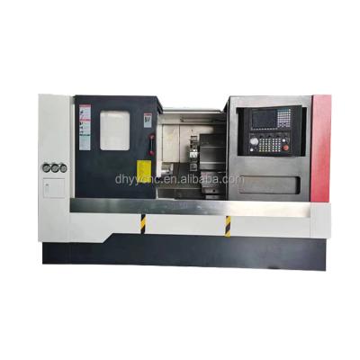 China DIY TCK46 CNC inclined bed lathe manufacturer sells 45degree bed high precision horizontal lathe turning center for sale