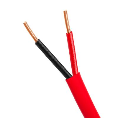 China Heating 2 Conductor Unshielded Fire Alarm Cable 2 Core Heat Fire Resistant Cable for sale