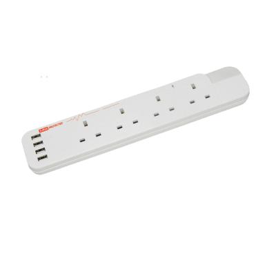 China 13A Residential/Multi-Purpose Extension Cord Multiple Outlet with Surge Protected for sale