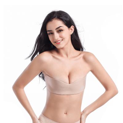 China Reusable Adhesive Underwear Silicone Nipple Cover For Woman Breasting Lift Up One Piece Bra Lift Up for sale