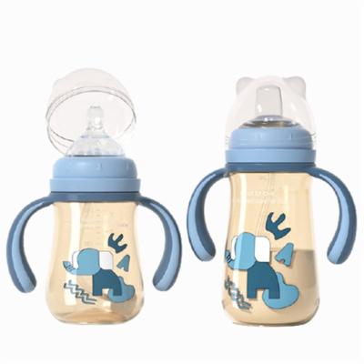 China Baby Food Grade Bottle 210ml/280ml BPA Free Design Baby Milk Bottle Brand New PPSU Free Material for sale