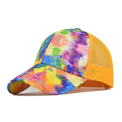 China SUMMER COMMON High Quality Stylish Deisgn Your Own Logo Tie Dye Trucker Hats for sale