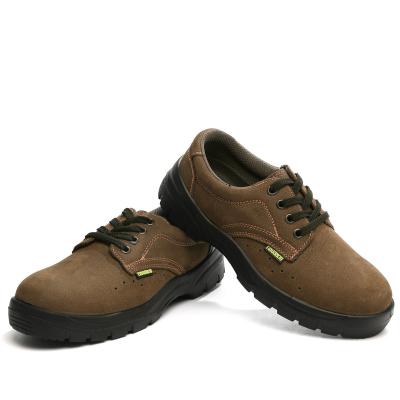 China Men Work Anti-Sensation Anti-Slippery Insulated Genuine Leather Safety Shoes for sale