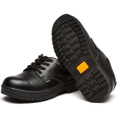 China Unique Price Anti-slippery Genuine Leather Rubber Men Work Safety Shoes for sale