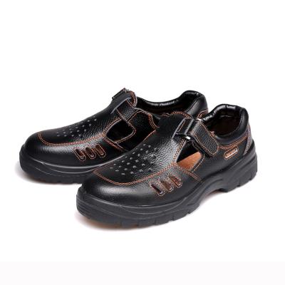 China Wholesale Anti-slippery Summer Leather Insulated Work Shoes Lightweight Safety Shoes for sale