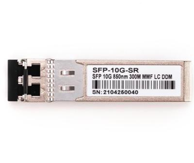 China el transmisor-receptor óptico 10G de 850nm SFP duplica la distancia de transmisión del conector del LC los 300M en venta