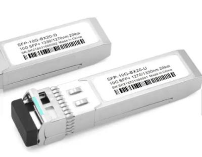 Chine module optique du connecteur BIDI de l'émetteur-récepteur 20km 1310/1270nm LC de fibre de 10G SFP+ à vendre