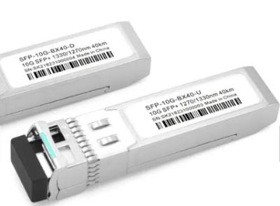 China módulo del conector BIDI del módulo 1310/1270NM LC del transmisor-receptor de la fibra de 10G SFP+ LOS 40KM en venta