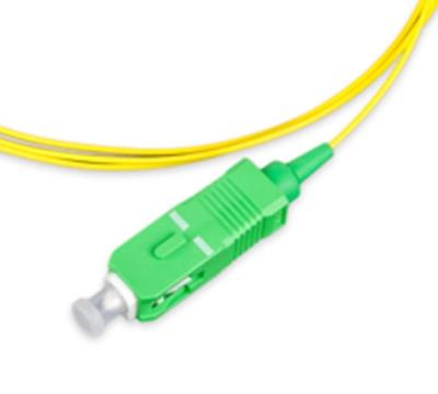 China SC APC Optical Fiber Pigtail Single Mode 3 Meter Length for sale