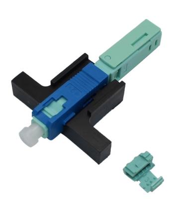 Chine LAN Sc Quick Assembly Connector, connecteurs de fibre de mode unitaire de Sc a pré enfoncé à vendre