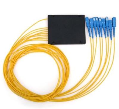 China Sc-Faser-Optikteiler, 2mm PLC-Teiler 1x8 für PON FTTB zu verkaufen