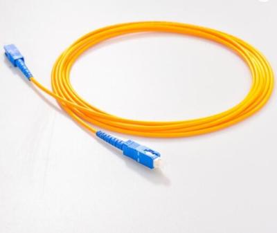 China Simplex SM LSZH FTTX Fiber Optic Patch Cord SC UPC To SC UPC 2.0mm for sale