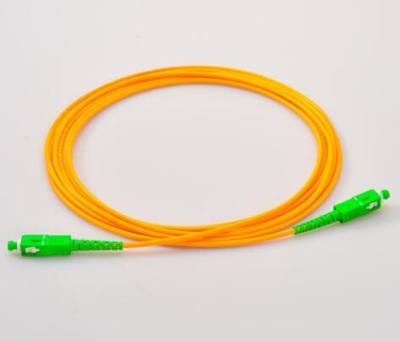 China G652D G657A Fiber Optic Patch Cord SC APC To SC APC Lszh for sale