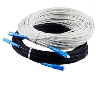 China 2 Core LSZH Fiber Optic Patch Cord SC APC UPC G652D G657A for sale